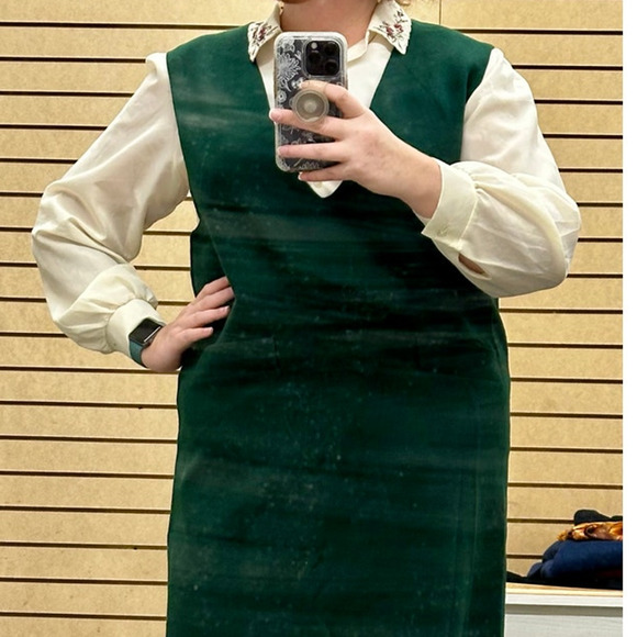 Vintage 80s Cream Paisley Embroidered Plus Sized Blouse XL - Picture 7 of 7